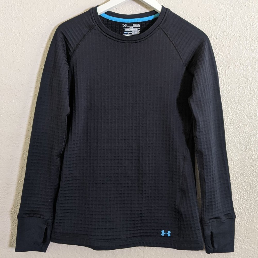 Under Armour Cold Gear Compression Fitted Top M Black NWOT